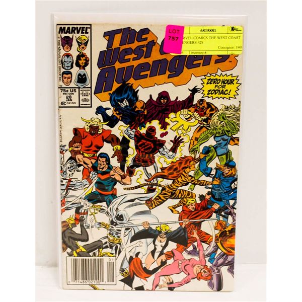 MARVEL COMICS THE WEST COAST AVENGERS #28