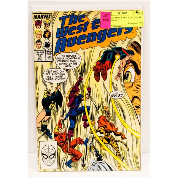 MARVEL COMICS THE WEST COAST AVENGERS #32