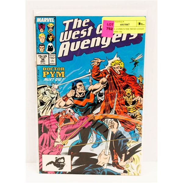 MARVEL COMICS THE WEST COAST AVENGERS #36