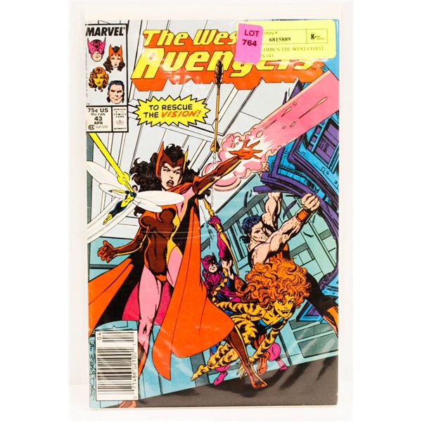 MARVEL COMICS THE WEST COAST AVENGERS #43