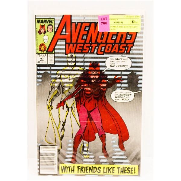 MARVEL COMICS THE WEST COAST AVENGERS #47