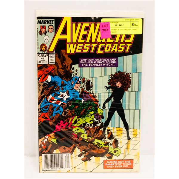 MARVEL COMICS THE WEST COAST AVENGERS #48