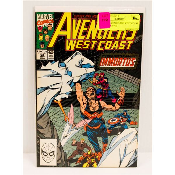 MARVEL COMICS THE WEST COAST AVENGERS #62