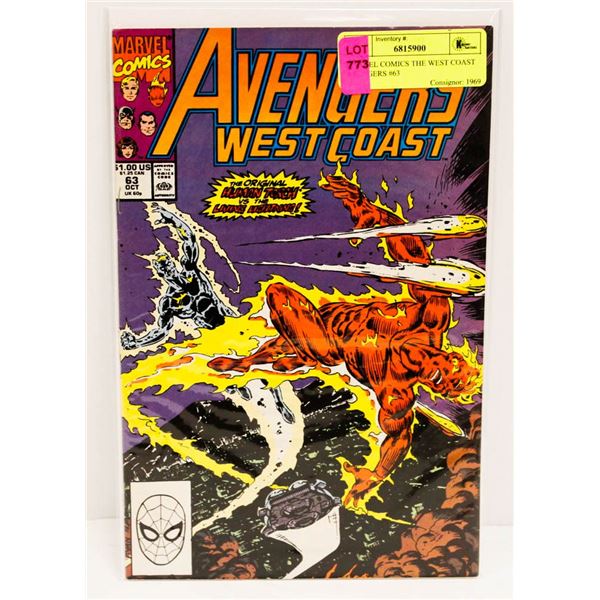 MARVEL COMICS THE WEST COAST AVENGERS #63