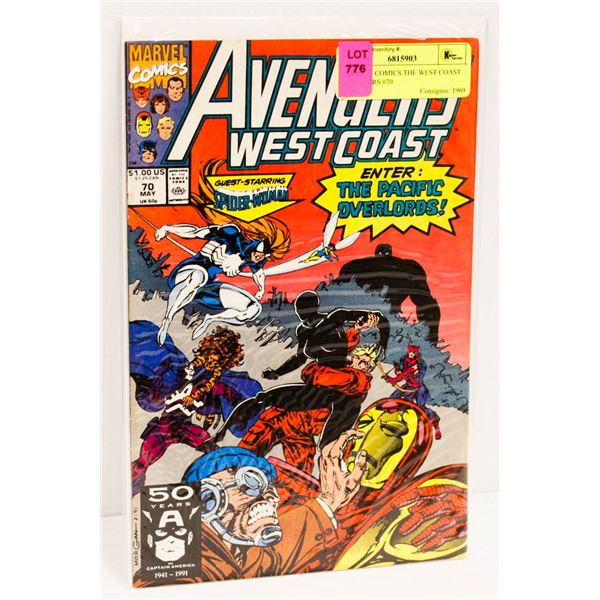 MARVEL COMICS THE WEST COAST AVENGERS #70