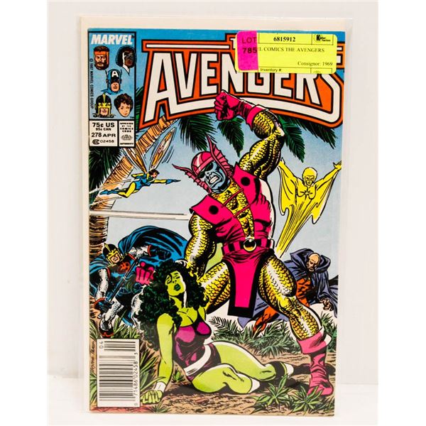 MARVEL COMICS THE AVENGERS #278