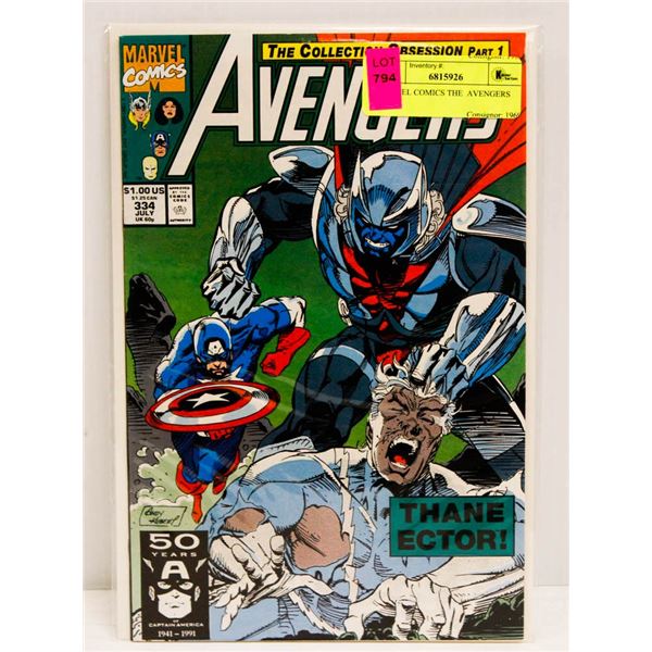 MARVEL COMICS THE  AVENGERS #334