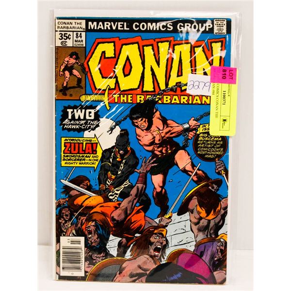 MARVEL COMICS CONAN THE BARBARIAN #84