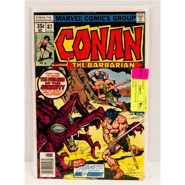 MARVEL COMICS CONAN THE BARBARIAN #87