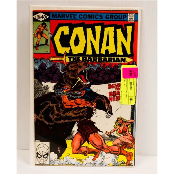 MARVEL COMICS CONAN THE BARBARIAN #110