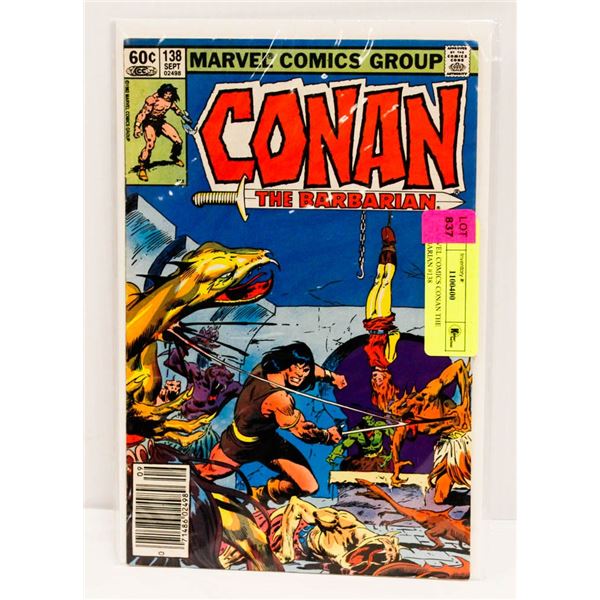 MARVEL COMICS CONAN THE BARBARIAN #138