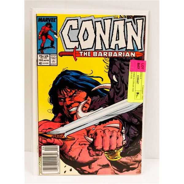 MARVEL COMICS CONAN THE BARBARIAN #193