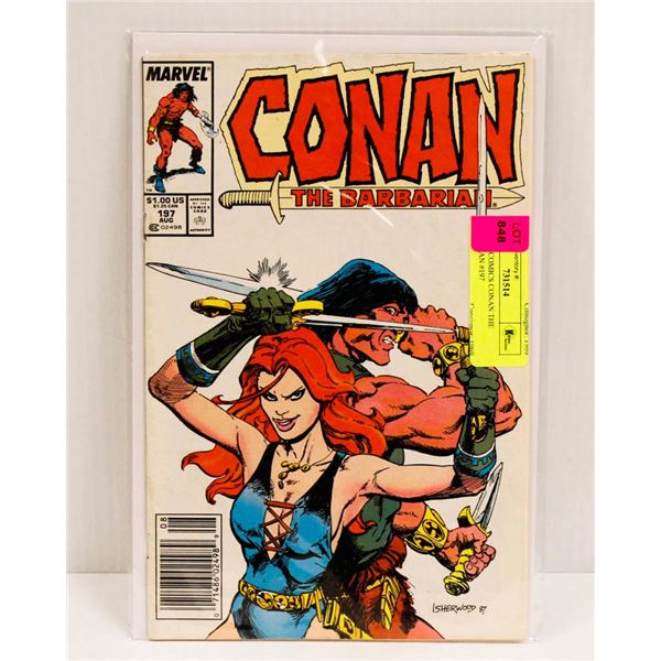 MARVEL COMICS CONAN THE BARBARIAN #197