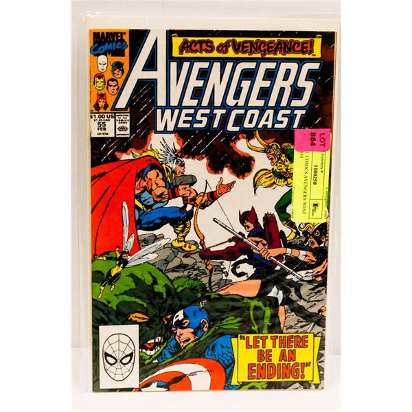 MARVEL COMICS AVENGERS WEST COAST #55