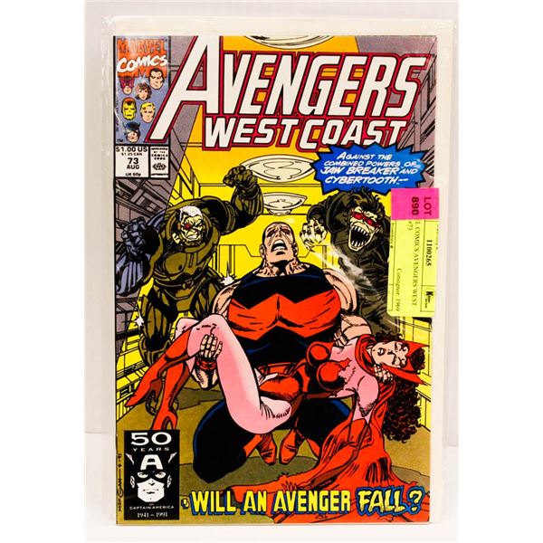 MARVEL COMICS AVENGERS WEST COAST #73
