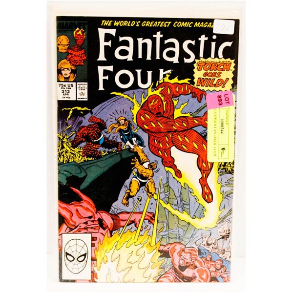 MARVEL COMICS FANTASTIC FOUR #313