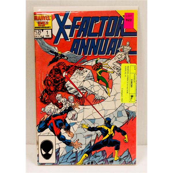 MARVEL COMICS X-FACTOR ANNUAL #1