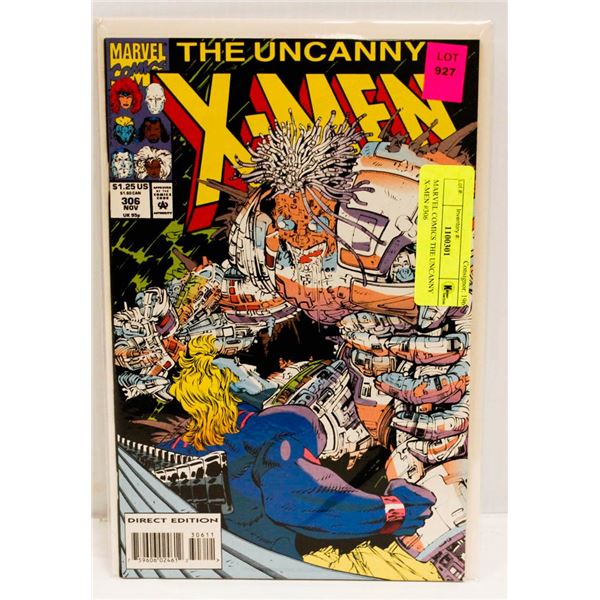 MARVEL COMICS THE UNCANNY X-MEN #306