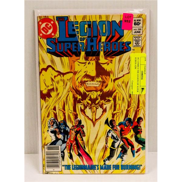 DC COMICS THE LEGION OF SUPER HEROS #288