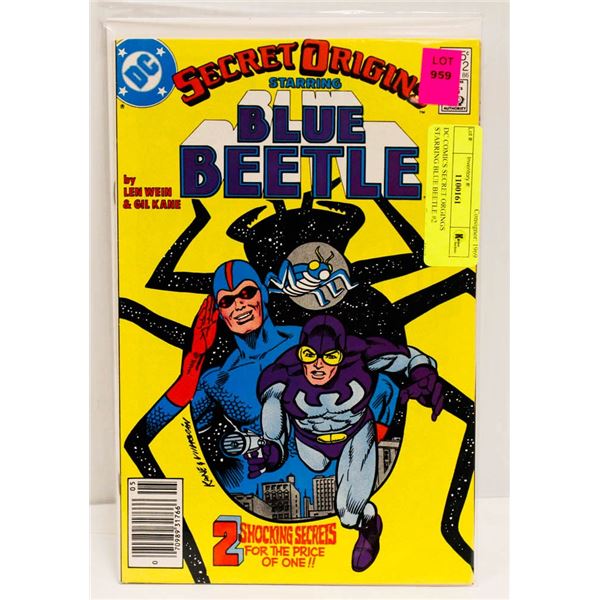 DC COMICS SECRET ORGINGS STARRING BLUE BEETLE #2