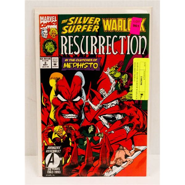 MARVEL SILVER SURFER WARLOCK RESURRECTION #3