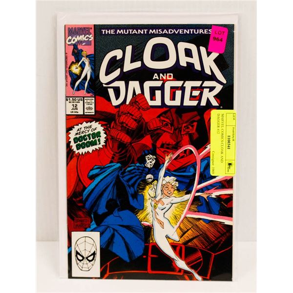 MARVEL COMICS CLOAK AND DAGGER #12