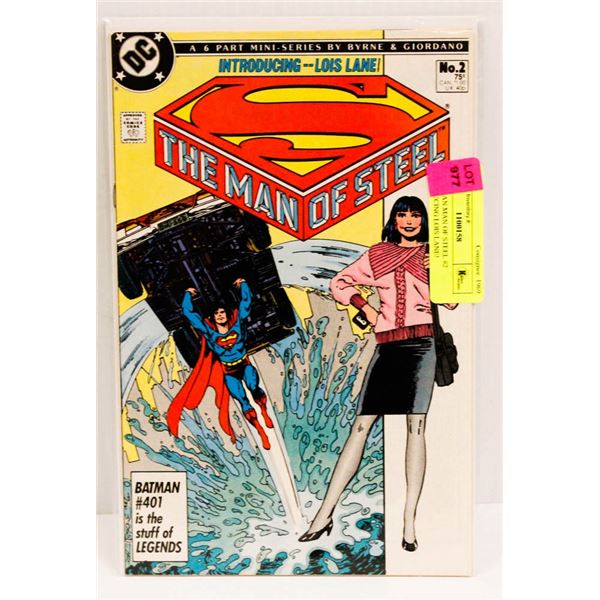 SUPERMAN MAN OF STEEL #2 INTRODUCING LOIS LANE!