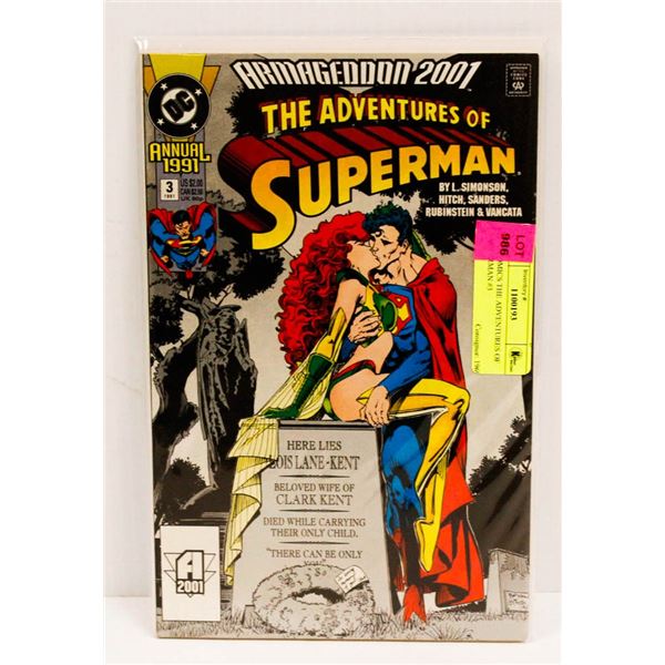 DC COMICS THE ADVENTURES OF SUPERMAN #3