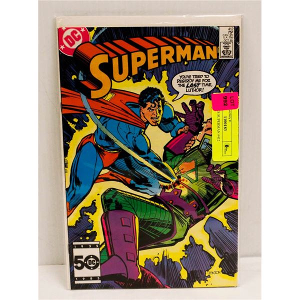 DC COMICS SUPERMAN #412