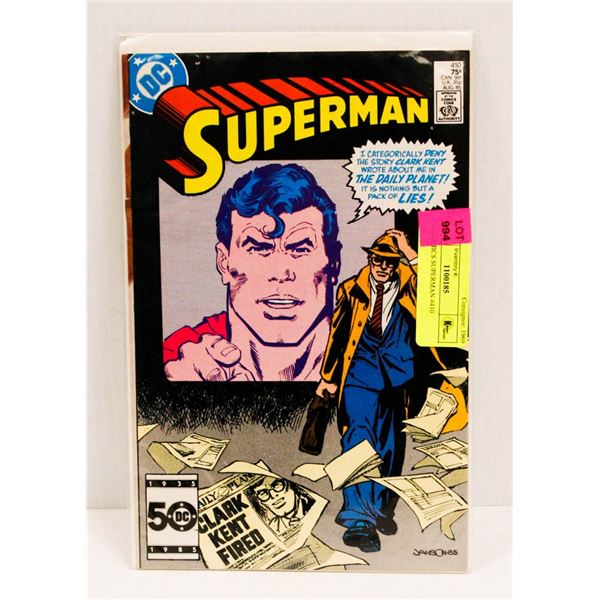 DC COMICS SUPERMAN #410