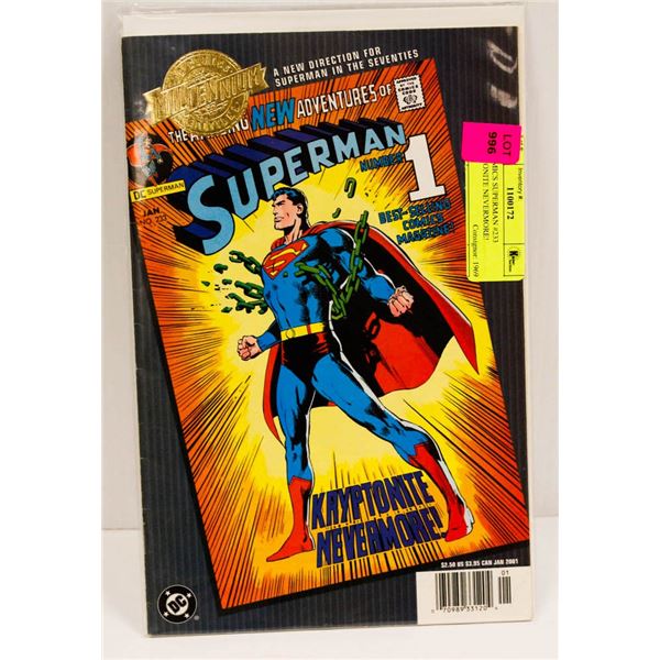 DC COMICS SUPERMAN #233 KRYPTONITE NEVERMORE!