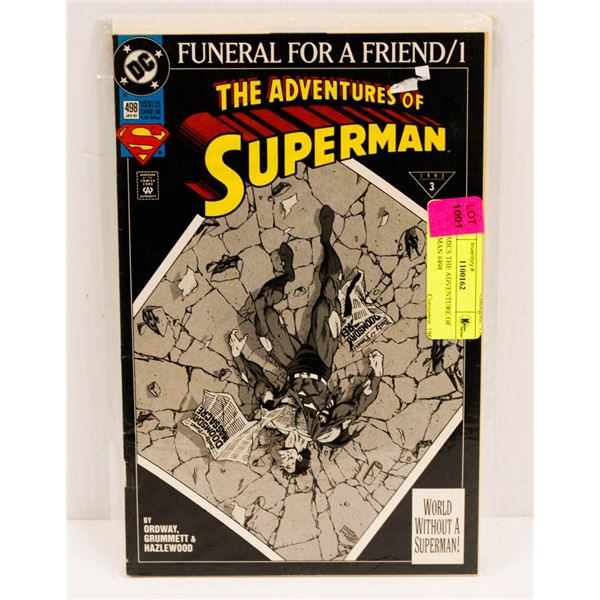 DC COMICS THE ADVENTURE OF SUPERMAN #498