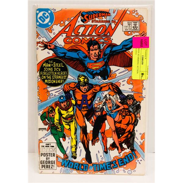 SUPERMAN STARRING ACTION COMICS #553