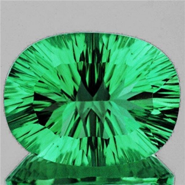 Natural AAA Emerald Green Fluorite {Flawless-VVS1}