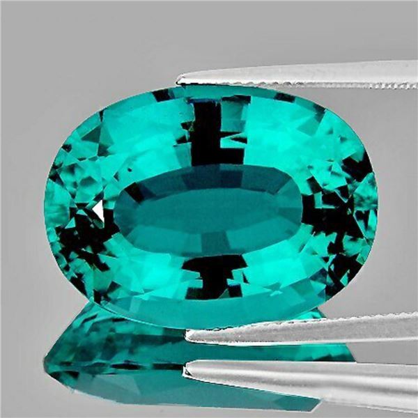 Natural Paraiba Green Blue Apatite 8.42x6 MM (VVS)