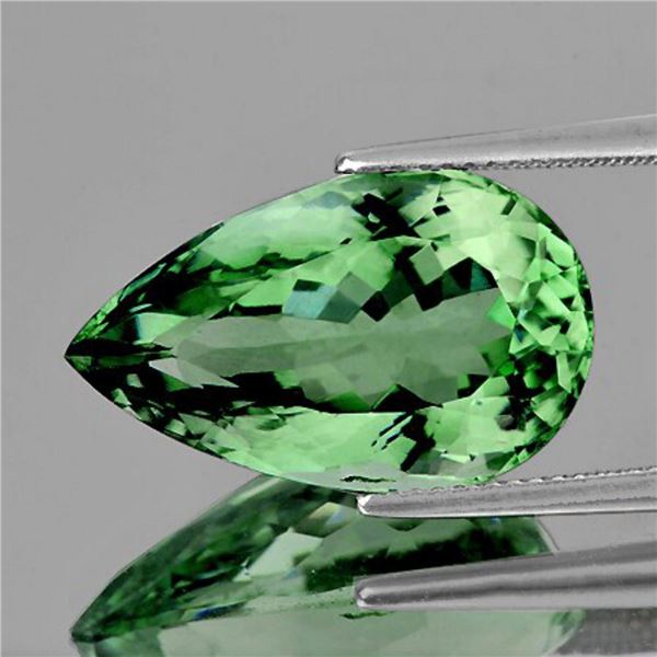 Natural AAA Green Amethyst 24x15 MM{Flawless-VVS1}