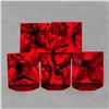 Image 1 : Natural AAA Princess Red Ruby 5 Pcs {Flawless-VVS}