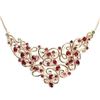 Image 2 : Natural GENUINE BLOOD RED RUBY Necklace