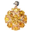 Image 1 : NATURAL AAA ORANGISH YELLOW CITRINE Pendant