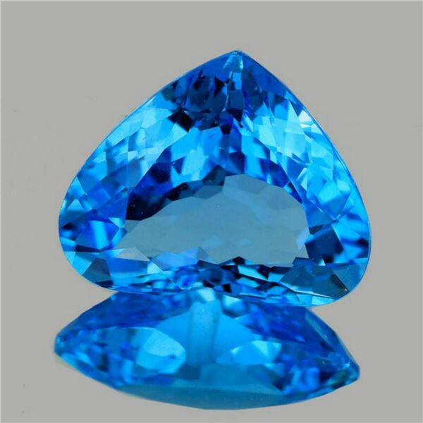 Natural Swiss Blue Topaz 15.95 MM - FL