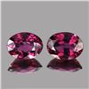 Image 1 : Natural AAA Raspberry Pink Rhodolite Garnet  Pair - FL