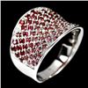 Image 2 : Natural Unheated Round Rhodolite Garnet Ring