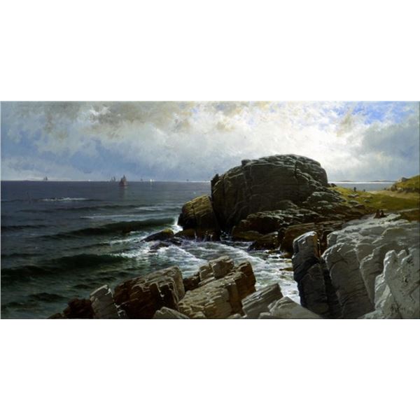 Alfred Thompson Bricher - Castle Rock, Marblehead
