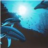 Image 2 : "Whale Vision" Limited Edition Giclee on Canvas (42" x 30") by renowned artist W