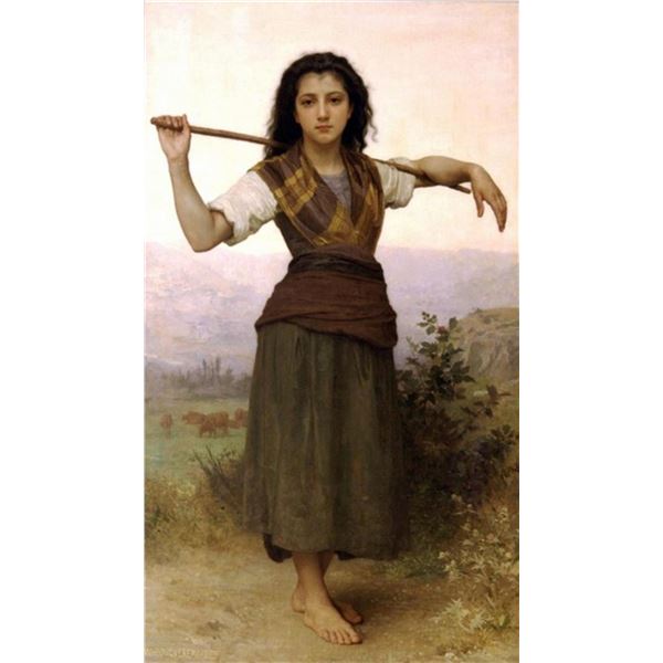 William Bouguereau - The Shepherdess