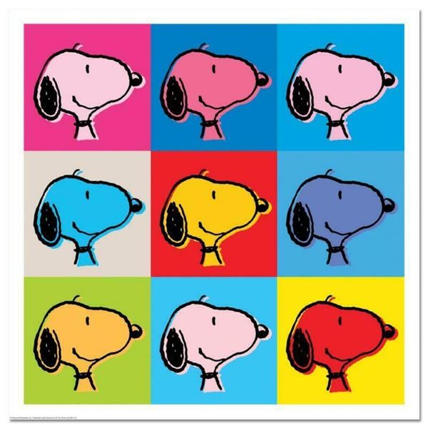 Peanuts, "Snoopy Goes Pop!" Hand Numbered Limited Edition Fine Art Print with Ce