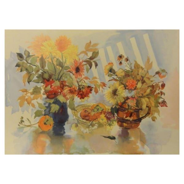 Zina Roitman, "Still Life" Hand Signed Limited Edition Serigraph with Letter of