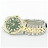 Image 5 : Rolex Mens 2 Tone Green String Diamond & Emerald Datejust Wristwatch