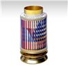 Image 1 : Yaacov Agam "Kiddush Cup" Limited Edition 24k Gold Plated Sterling Silver with A