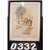 Image 1 : Framed 1914 Cream Of Wheat Advertisment